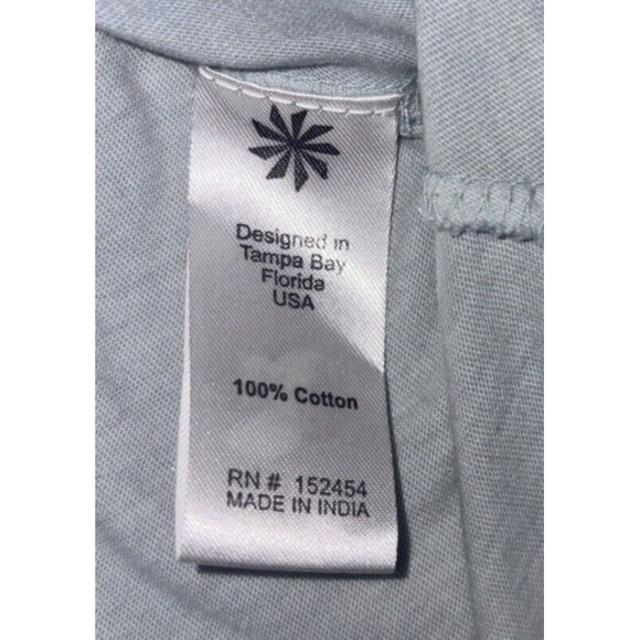 Caite & Kyla Seo Top TShirt Dress Boho Blue Large Embroidered Tie Dye Handmade - Picture 9 of 9